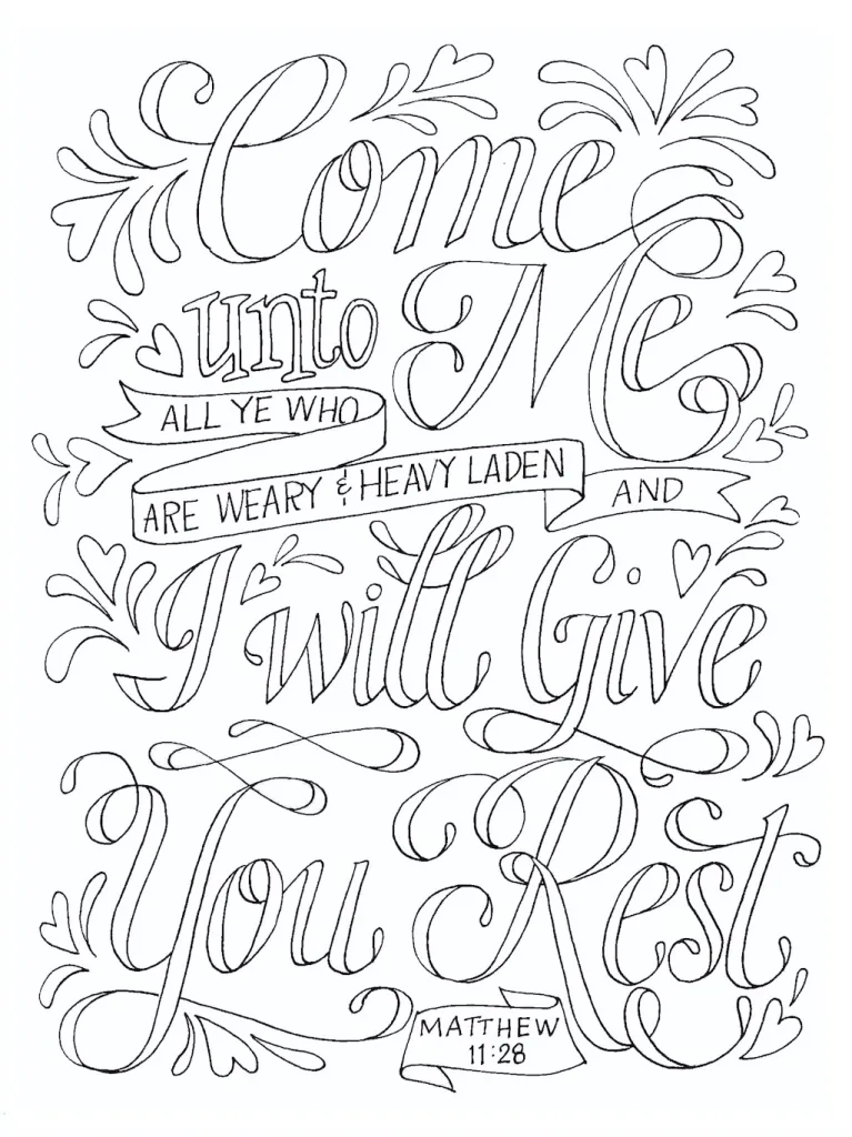 Come unto me all ye who are weary and heavy laden
